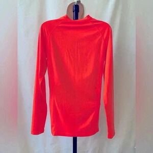 Spicy tuna, neon orange, swim shirt, size small good condition, no stains,